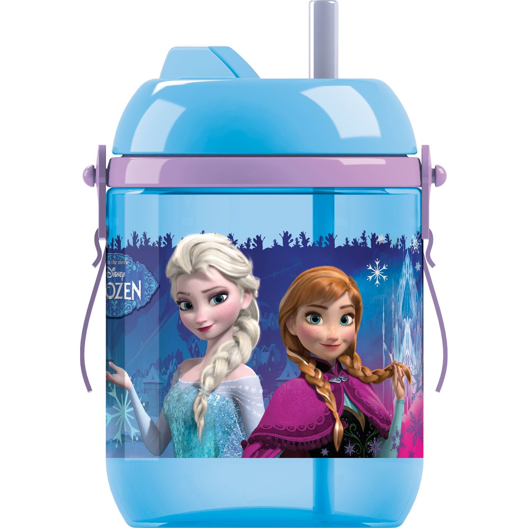 Bidon apa, Disney, Frozen, albastru, 400ml