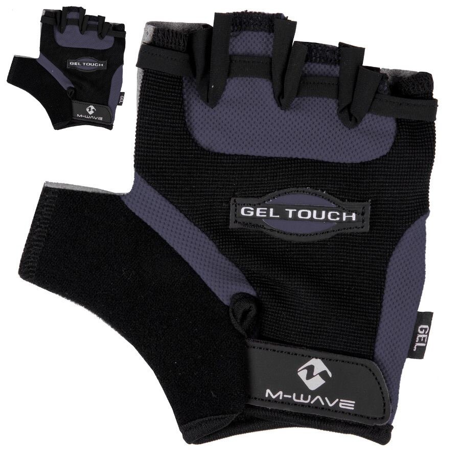 Manusi Ciclism M-Wave, XL, Negru/Gri