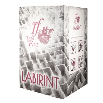 Vin rosu Labirint Merlot & Feteasca Neagra demidulce bag in box 10 L Vin rosu Labirint Merlot & Feteasca Neagra demidulce bag in box 10 L