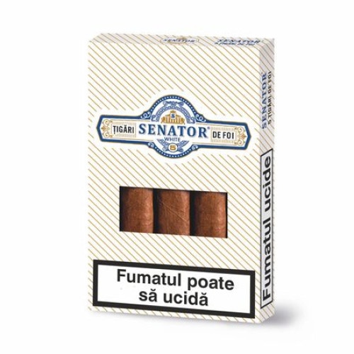Tigari de foi Senator White 47,50g