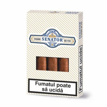 Tigari de foi Senator White 47,50g Tigari de foi Senator White 47,50g