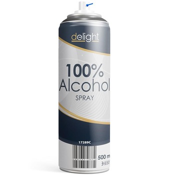 Spray Alcool 100% Delight 500ml Spray Alcool 100% Delight 500ml