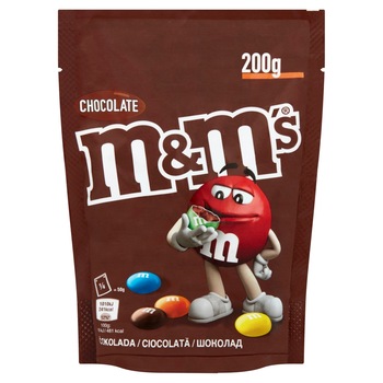 Bomboane M&M’s Chocolate, 200 gr.