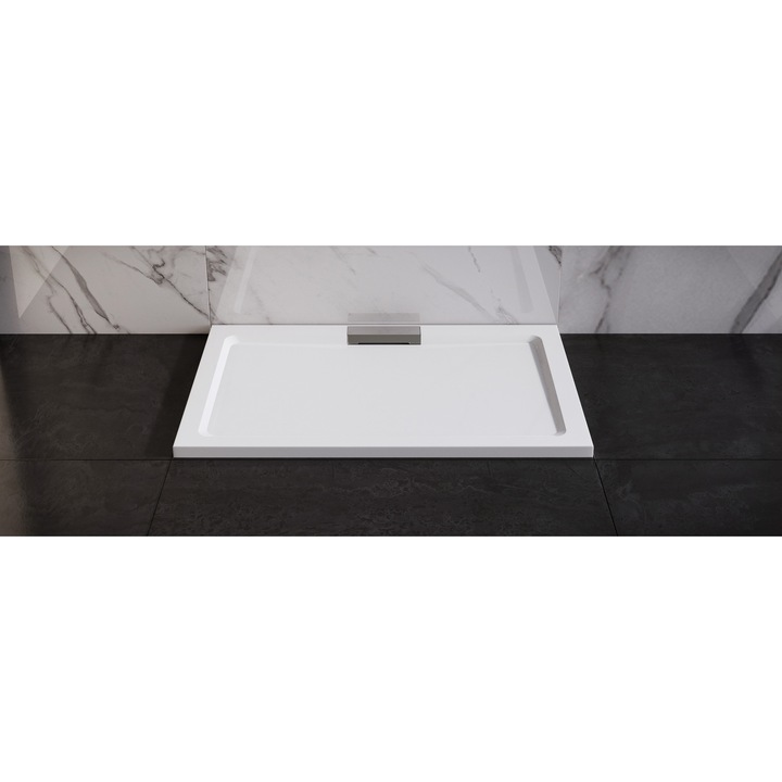 Wasserburg PETRA öntött műmárvány zuhanytálca 120x90cm 2506-90