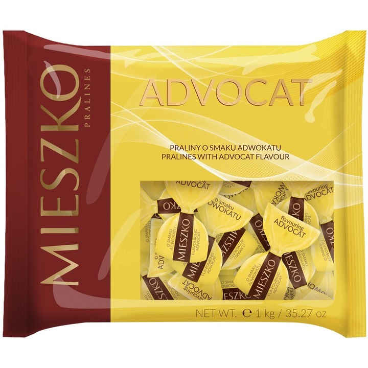 Mieszko tojáslikőr ízü krémmel töltött étcsokoládé 1 kg