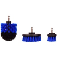 set 3x perie pentru masina de gaurit bormasina curatarea baii tapiteriei covoare albastru moale imagen 10_0_
0