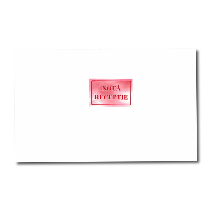 Nota de receptie, A4, cu 2 exemplare, autocopiativ, 50 de seturi