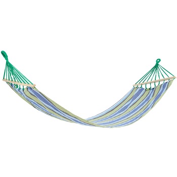 Hamac Heinner poliester si bumbac, 200x80cm, galben&mov Hamac Heinner poliester si bumbac, 200x80cm, galben&mov