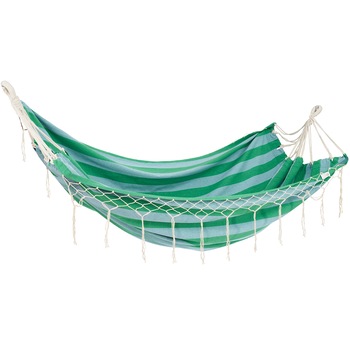 Hamac Heinner poliester si bumbac 200x160 cm, verde Hamac Heinner poliester si bumbac 200x160 cm, verde
