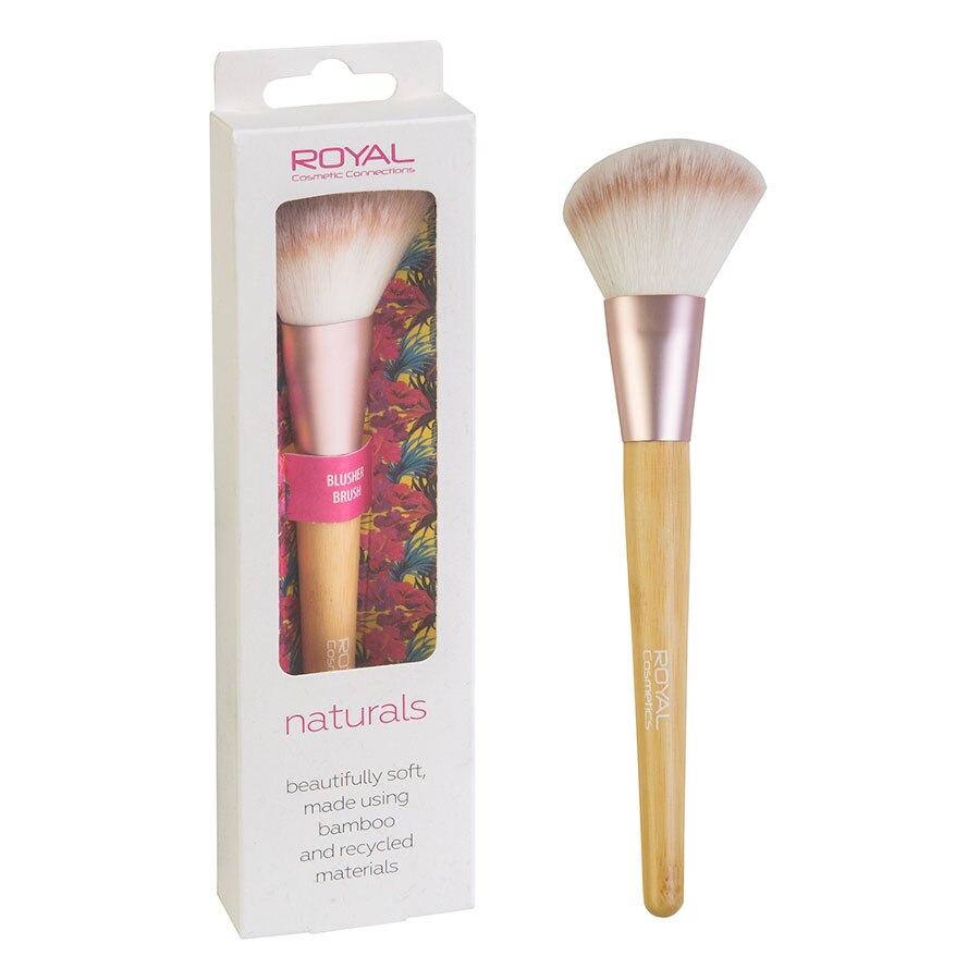 Pensula din bambus pentru ten ROYAL Natural Blusher Brush, 100% Eco-friendly