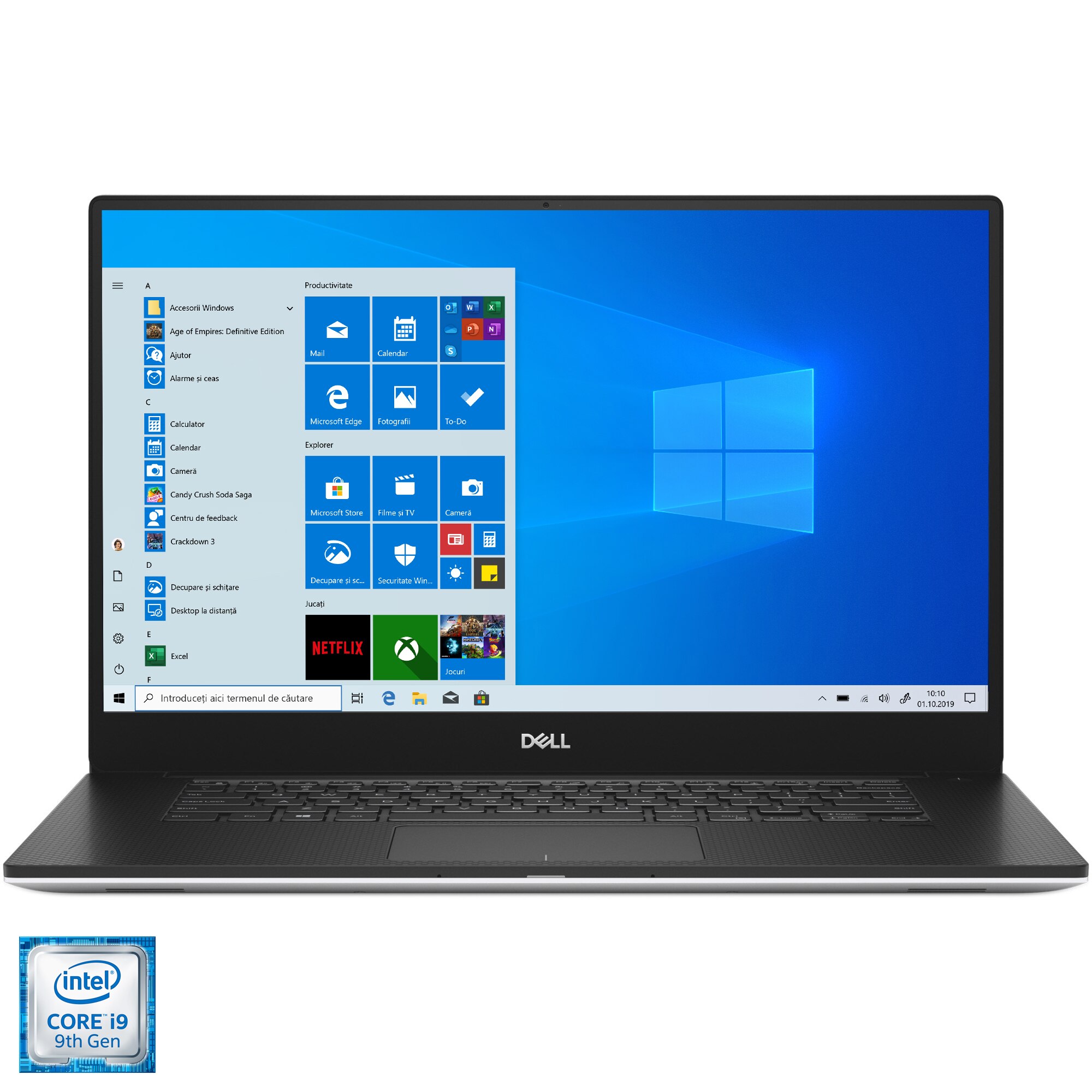 Лаптоп DELL XPS 15 7590, 15.6