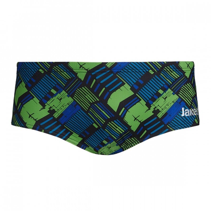 Slip inot Jaked barbati, TRUNKS Track, negru/verde, S INTL