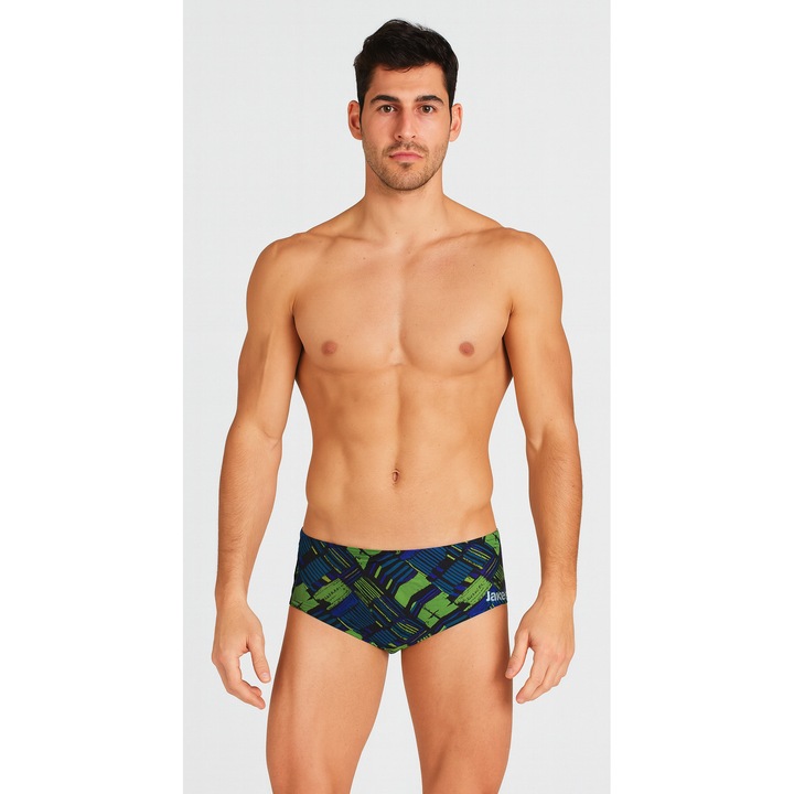 Slip inot Jaked barbati, TRUNKS Track, negru/verde, XS INTL