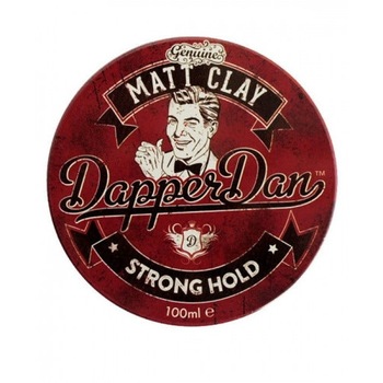 Ceara matifianta pentru par Dapper Dan, Matt Clay, Grad mare de fixare, 100 ml, Lemn de santal Ceara matifianta pentru par Dapper Dan, Matt Clay, Grad mare de fixare, 100 ml, Lemn de santal