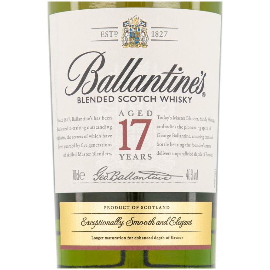 Уиски Ballantine's 17YO, Blended 40%, 0.7л - eMAG.bg