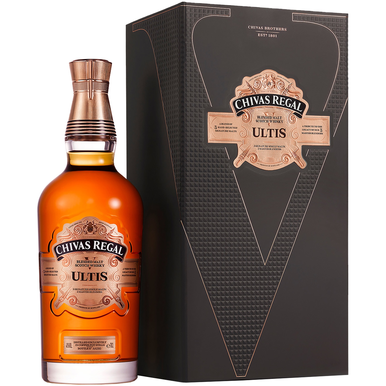 Whisky Chivas Regal Ultis , Blended 40%, 0.7l