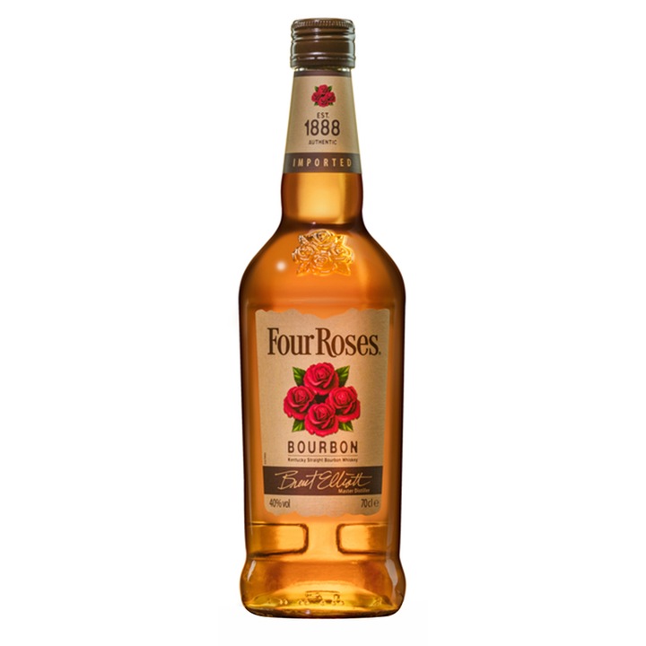 Whisky Four Roses, Bourbon 40%, 0.7l