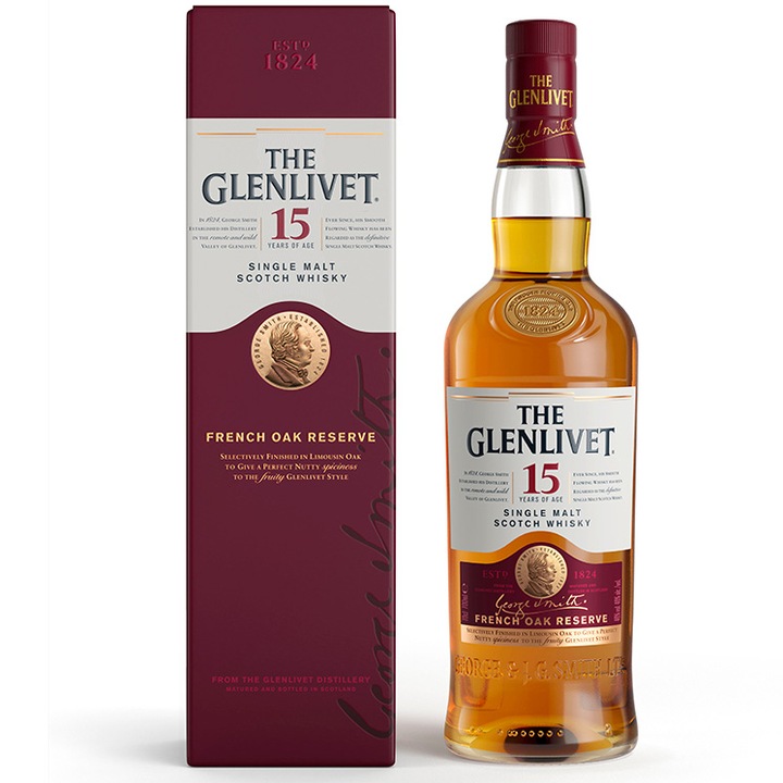 Whisky The Glenlivet 15YO, 40%, 0.7l