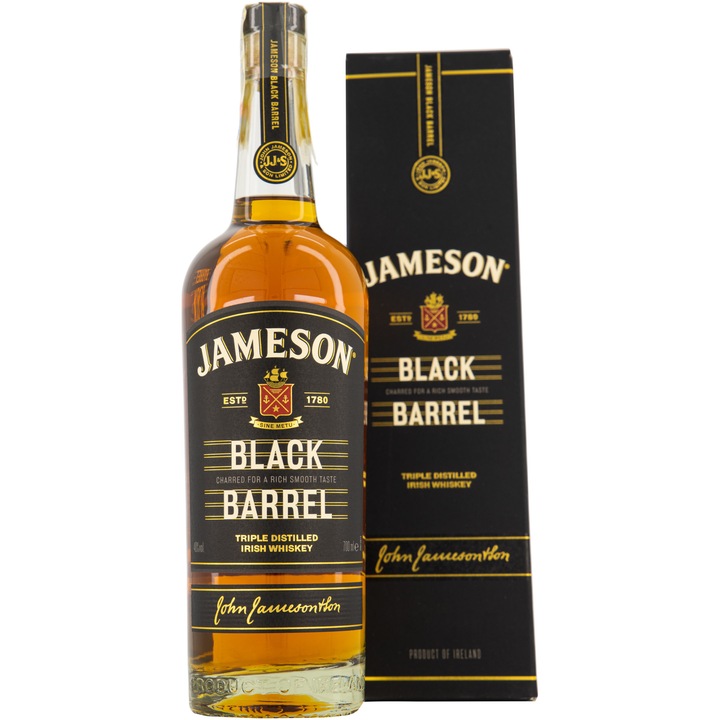 Jameson Black Barrel Irish Whisky, 40%, 0,7l