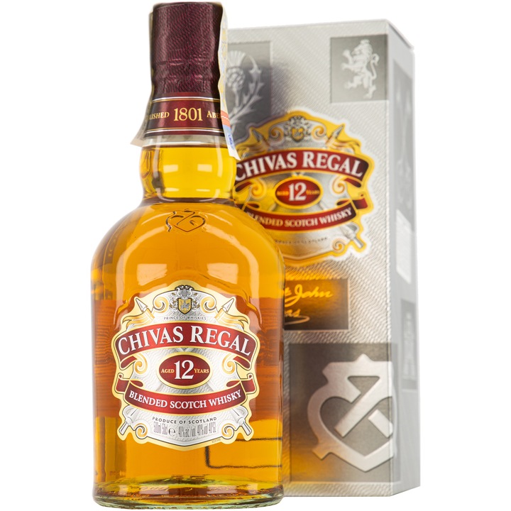 Whisky Chivas Regal 12YO, Blended 40%, 0.5l