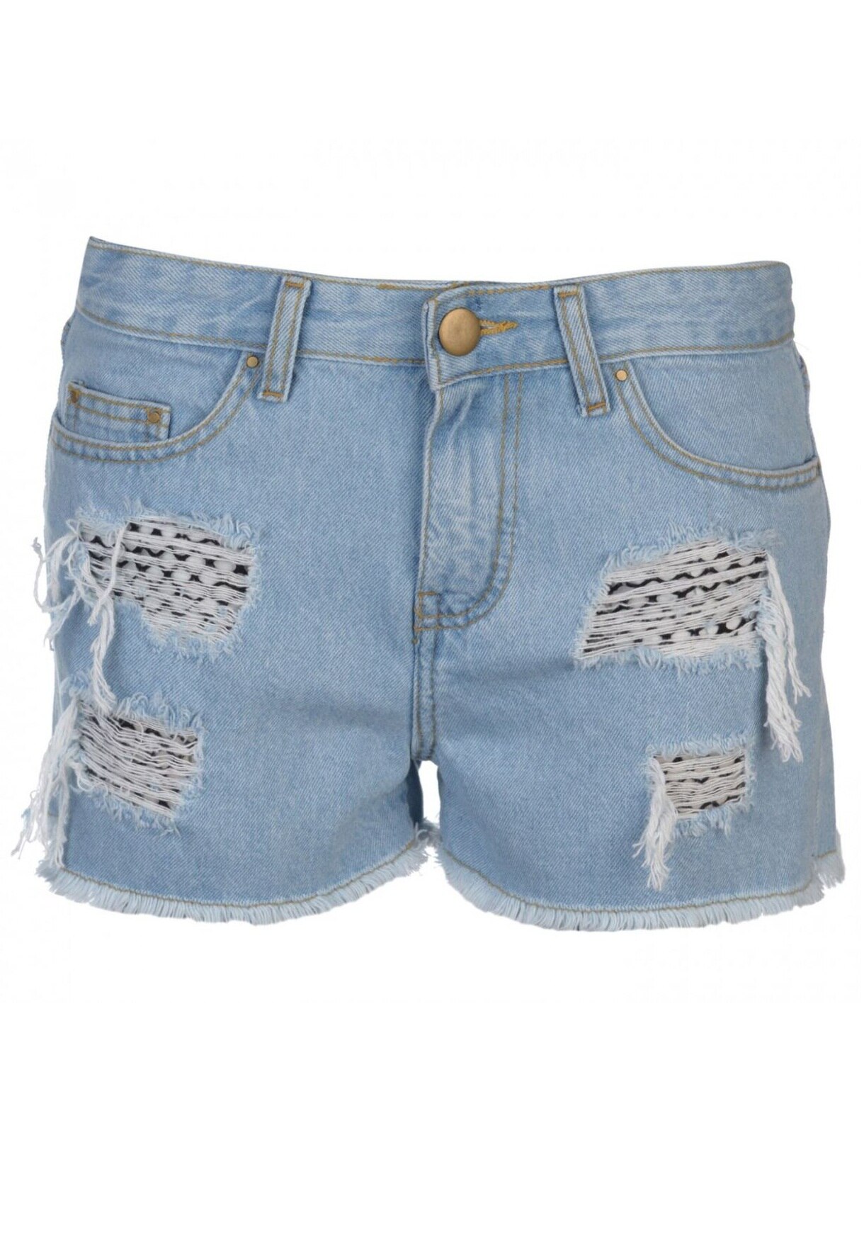 Blugi scurti Golddigga FNT, Denim