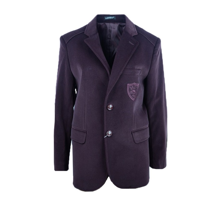 Sacou elegant pentru baieti LA Kids 1489-116-cm, Visiniu 116 CM