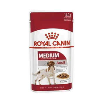 Hrana umeda pentru caini cu pui, Royal Canin Medium Adult, 140 g Hrana umeda pentru caini cu pui, Royal Canin Medium Adult, 140 g