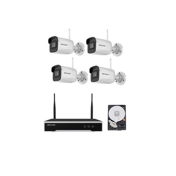 Sistem supraveghere kit complet camere ip wireless exterior 4 MP cu hdd 1TB Sistem supraveghere kit complet camere ip wireless exterior 4 MP cu hdd 1TB