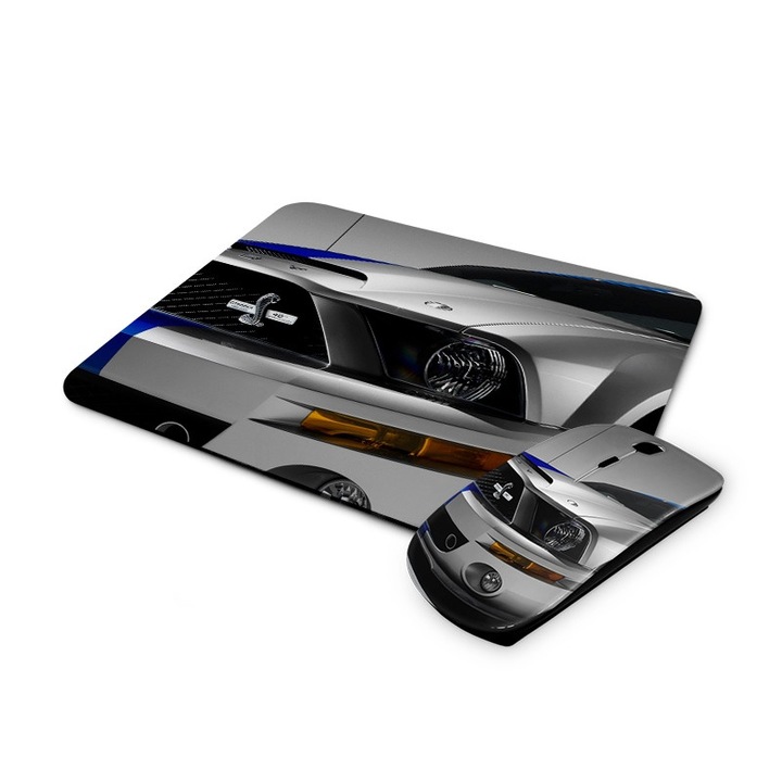 Set Mouse fara fir/Mouse pad, Mobiltokguru, Ford Mustang 3