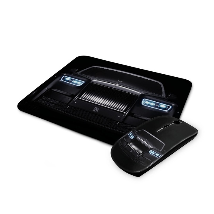 Set Mouse fara fir/Mouse pad, Mobiltokguru, Rolls-Royce 1