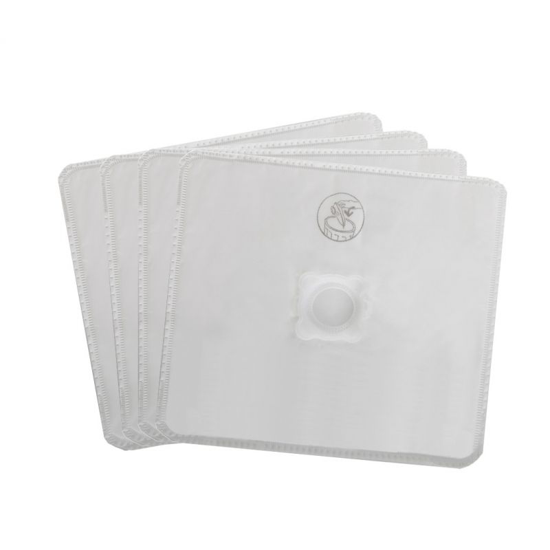 Set 4 saci pentru aspirator Rowenta, FF126, Textil, Alb