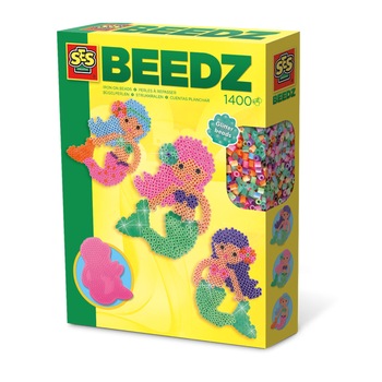 Set de artizanat SES Creative Margele in forma de sirene 3 piese Set de artizanat SES Creative Margele in forma de sirene 3 piese