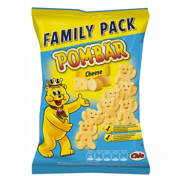 Snacksuri din cartofi cu gust de cascaval Pom-Bar, 65g Snacksuri din cartofi cu gust de cascaval Pom-Bar, 65g