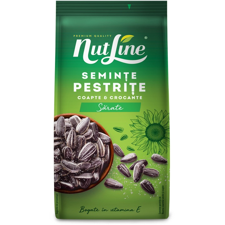 seminte floarea-soarelui pestrite, cu sare 300g,Nutline