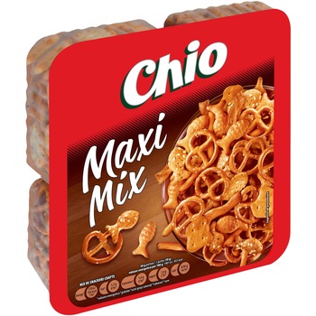 Mix de covrigei si biscuiti Chio Maxi Mix, 225g