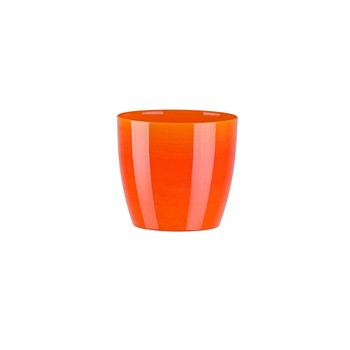 Ghiveci Aga Marmur diametru 16 cm, portocaliu marmorat Ghiveci Aga Marmur diametru 16 cm, portocaliu marmorat