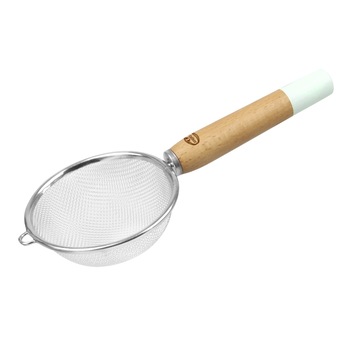 Sita inox cu maner de lemn Dr. Oetker, 10 cm diametru Sita inox cu maner de lemn Dr. Oetker, 10 cm diametru