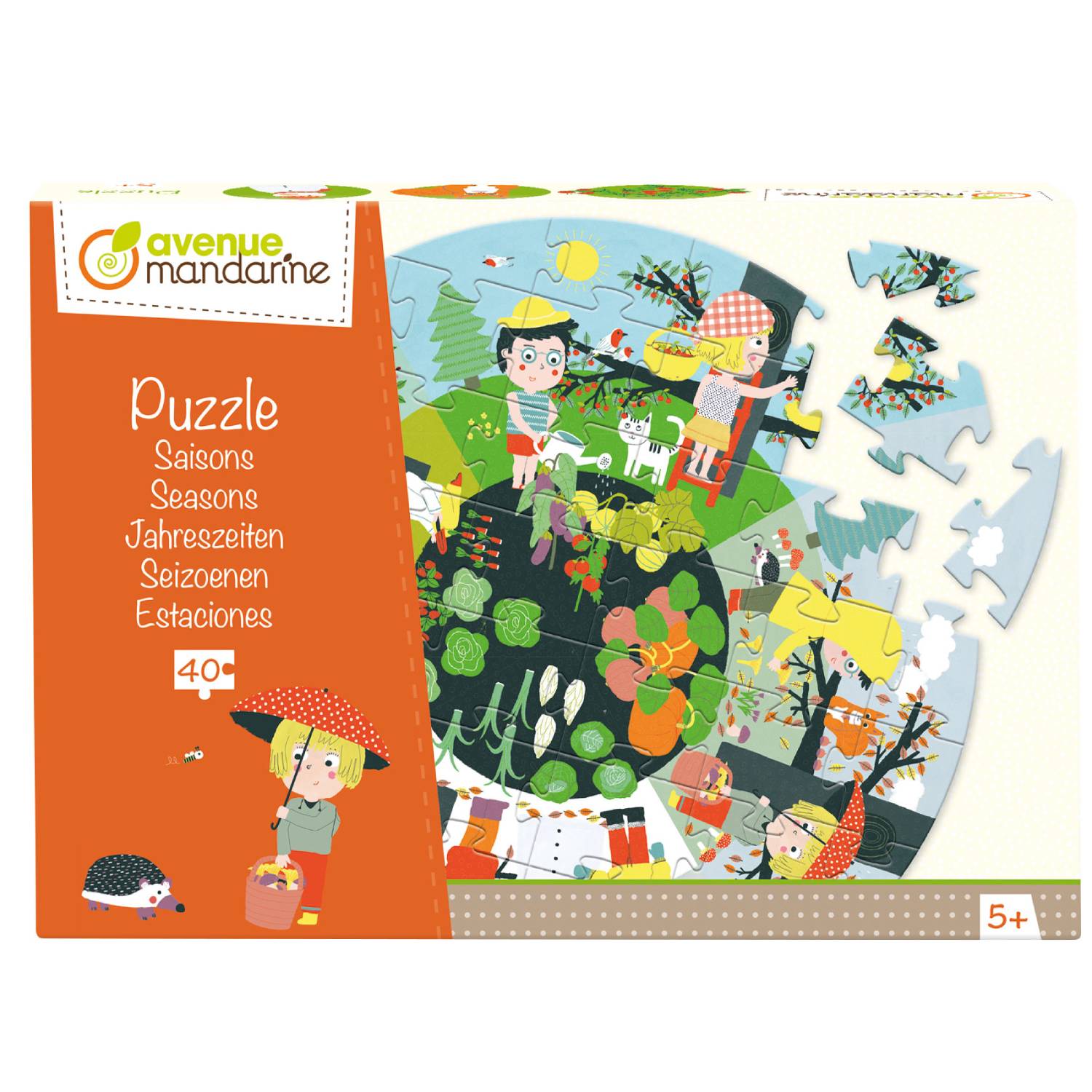 Puzzle Avenue Mandarine - Seasons, 40 piese
