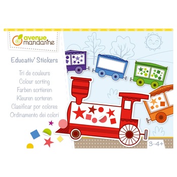 Set creatie Avenue Mandarine - Educativ' Stickers, Colour sorting
