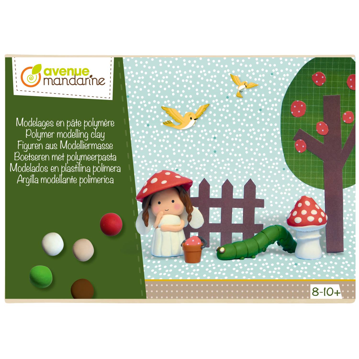 Set creatie Avenue Mandarine - Polymer modelling clay