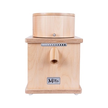 Moara pentru macinat cereale Milla Pro, 370 W, Pietre de moara, 300 g/min, Carcasa din lemn, Uz casnic/bucatarie Moara pentru macinat cereale Milla Pro, 370 W, Pietre de moara, 300 g/min, Carcasa din lemn, Uz casnic/bucatarie
