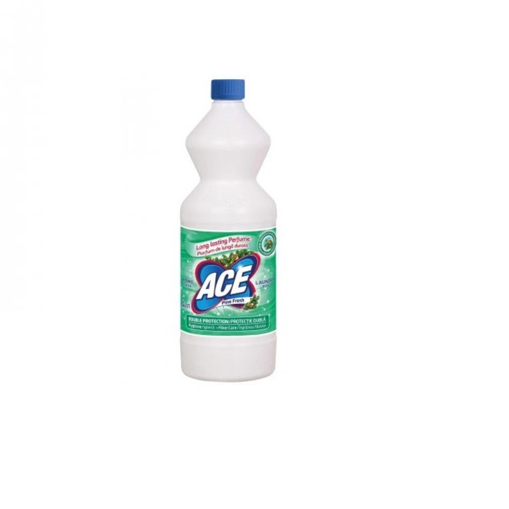 Избелващ дезинфектант на основата на хлор, ACE, аромат Pine Fresh, опаковка от 2 литра