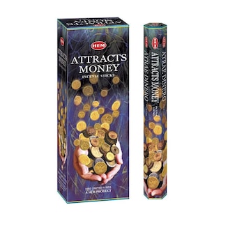 Set betisoare parfumate Hem Attracts Money - Atragerea banilor 1 set x 6 cutii x 20 betisoare Set betisoare parfumate Hem Attracts Money - Atragerea banilor 1 set x 6 cutii x 20 betisoare