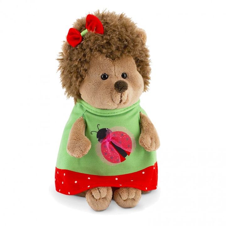 Papusa din plus, Fluffy, ariciul Ladybug , 15cm, Orange Toys