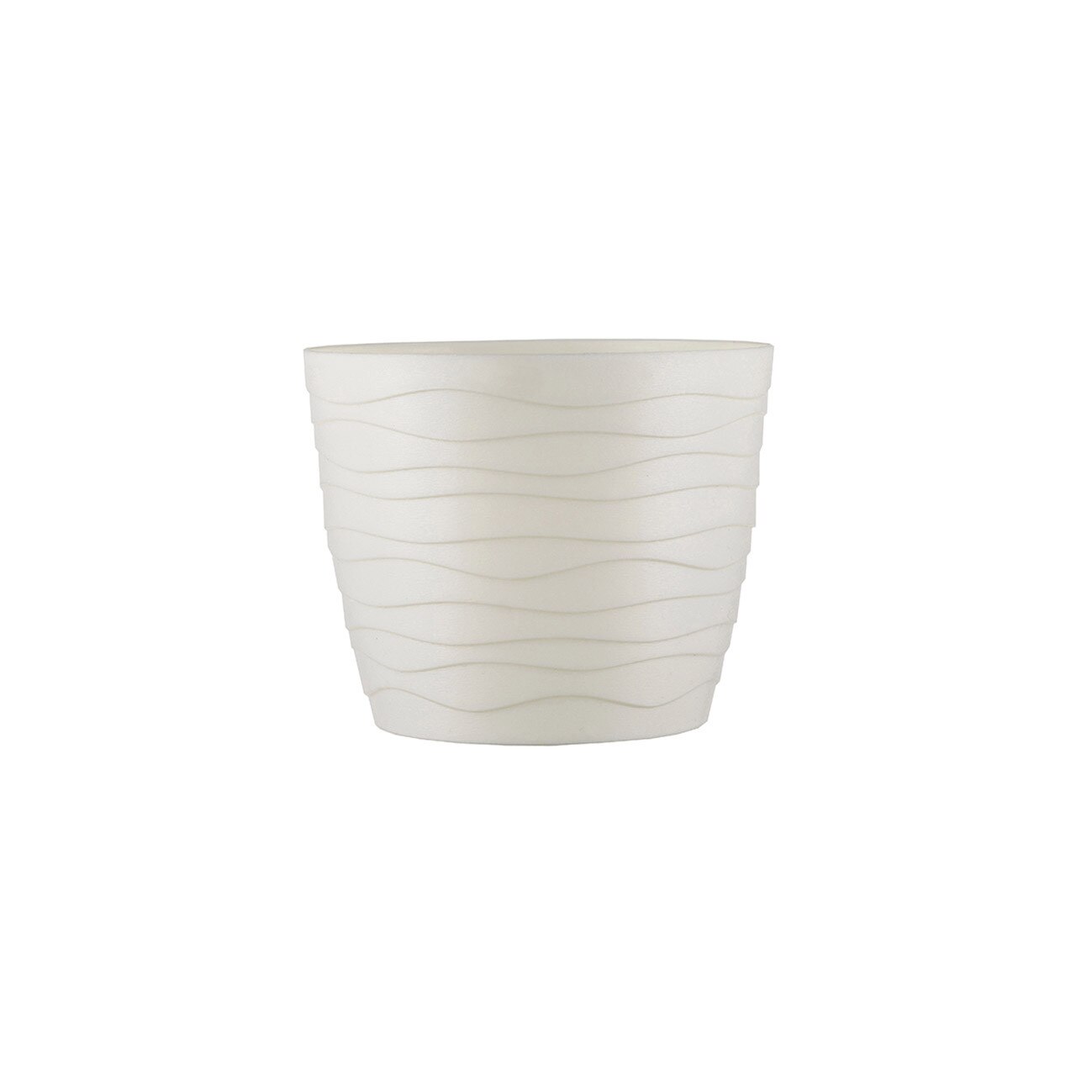 Ghiveci Teo diametru 15 cm, crem