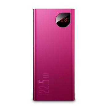 Baterie externa portabila Baseus Power Bank Adaman 10000 mAh, Power Delivery / Quick Charge 3.0 Red Baterie externa portabila Baseus Power Bank Adaman 10000 mAh, Power Delivery / Quick Charge 3.0 Red