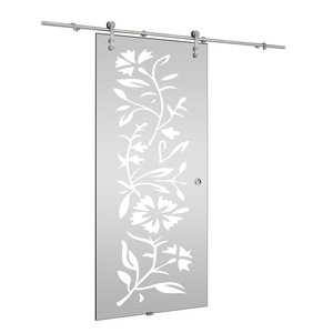 Usa Culisanta Sticla Securizata 96x215 Cm Sistem Inox Tratat Anti Pata Usa De Interior Sticla Glisanta Atr68 Emag Ro