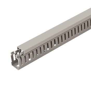 Canal cablu perforat 25x40 mm, cu capac, 2m - DLX Canal cablu perforat 25x40 mm, cu capac, 2m - DLX