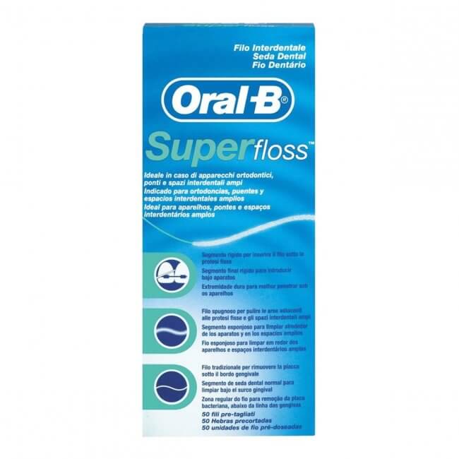 Set Ata Dentara Pretaiata Oral B Super Floss Clasic, Pachet Economic 5 ...