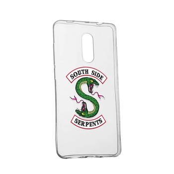 Husa de protectie Riverdale - South Side Serpents, Movie, pentru Nokia 3.1 (2018), rezistenta la uzura, anti-alunecare, din silicon Premium, 605 Husa de protectie Riverdale - South Side Serpents, Movie, pentru Nokia 3.1 (2018), rezistenta la uzura, anti-alunecare, din silicon Premium, 605